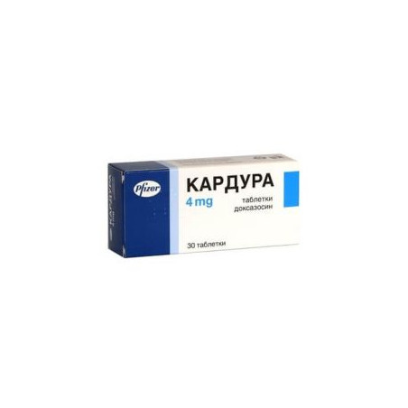 Кардура 4 мг х 30 таблетки Pfizer