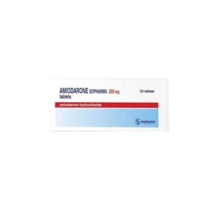 Амиодарон 200 мг х 30 таблетки Sopharma