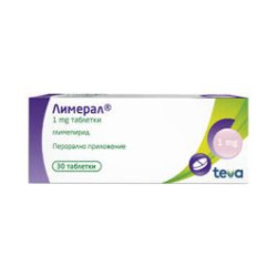 Лимерал 1 мг х 30 таблетки Teva