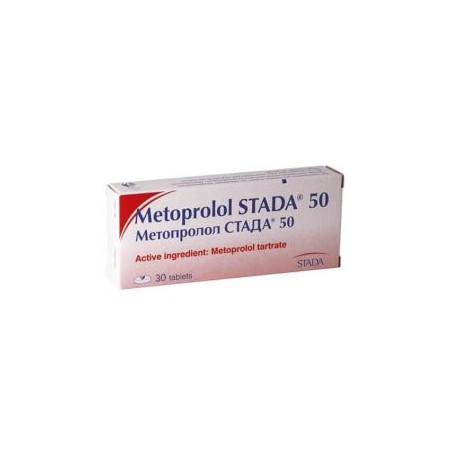 Метопролол 50 мг х 30 таблетки Stada