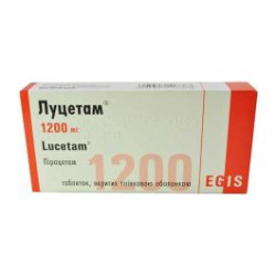 Луцетам 1200 мг х 60 таблетки Egis