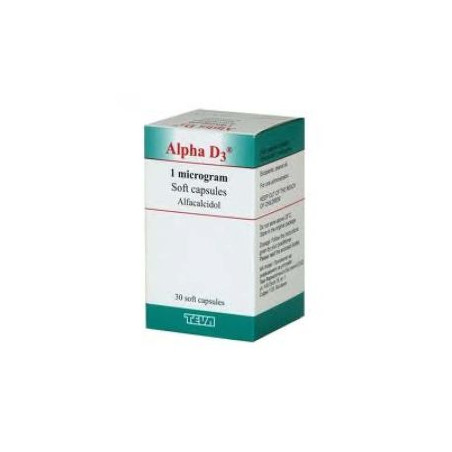 Алфа D3 1 мкг х 30 капсули Teva