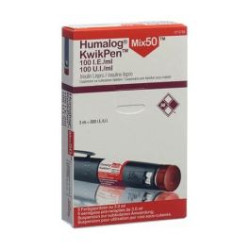 Хумалог Mix 50 Kwikpen 100 IU/мл 10 ампули х 3 мл Eli Lilly