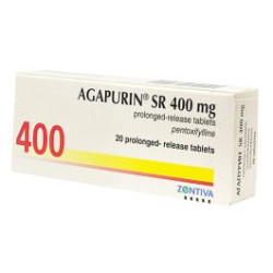 Агапурин SR 400 мг х 20 таблетки Zentiva