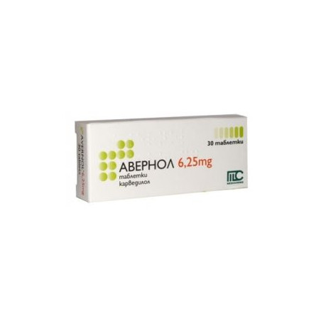 Авернол 6.25 мг х 30 таблетки Medochemie
