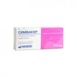 Симвакор 20 мг х 30 таблетки Чайкафарма