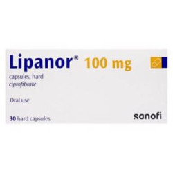 Липанор 100 мг х 30 капсули Sanofi