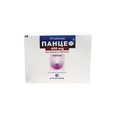 Панцеф 400 мг х 10 таблетки Alkaloid