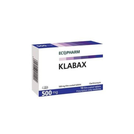 Клабакс 500 мг х 10 таблетки Ecopharm