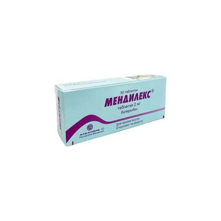 Мендилекс 2 мг х 50 таблетки Alkaloid
