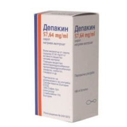 Депакин сироп 57.64 мг/мл х 150 мл Sanofi