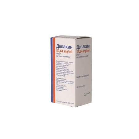 Депакин сироп 57.64 мг/мл х 150 мл Sanofi