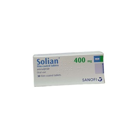 Солиан 400 мг х 30 таблетки Sanofi