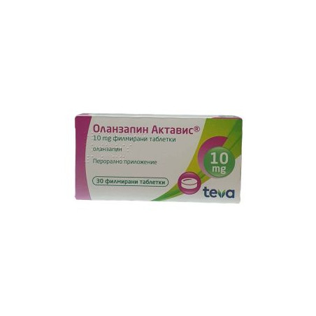 Оланзапин 10 мг х 30 таблетки Teva