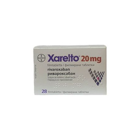 Ксарелто 20 мг х 28 таблетки Bayer