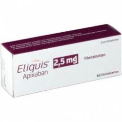 Еликвис 2.5 мг х 60 таблетки Pfizer