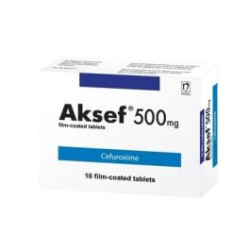 Аксеф 500 мг х 10 таблетки Nobel Pharma