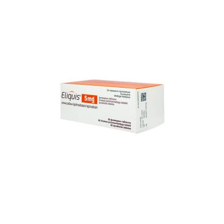 Еликвис 5 мг х 60 таблетки Pfizer