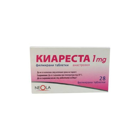 Киареста 1 мг х 28 таблетки Neola