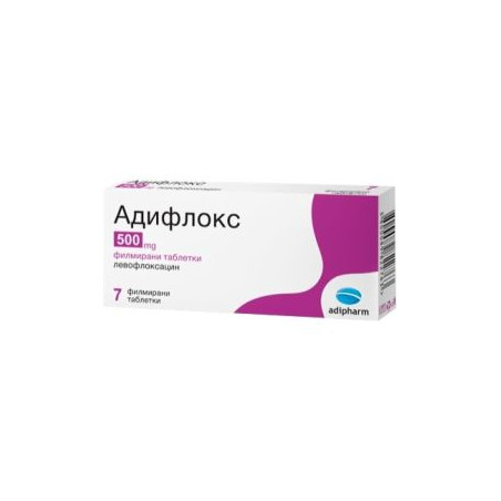 Адифлокс 500 мг х 7 таблетки Adipharm