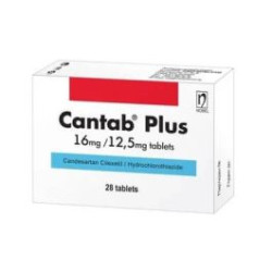 Кантаб Плюс 16 мг/12.5 мг х 28 таблетки Nobel Pharma