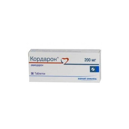 Кордарон 200 мг х 30 таблетки Sanofi