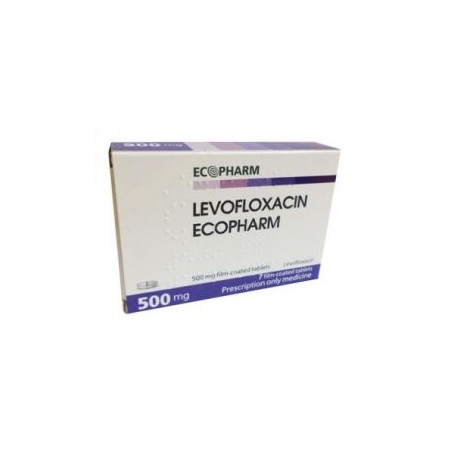Левофлoксaцин 500 мг х7 таблетки Ecopharm
