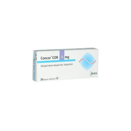 Конкор КОР 5 мг х 30 таблетки Merck