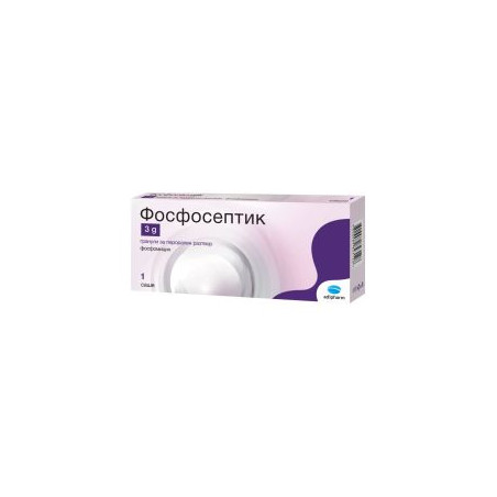 Фосфосептик антибиотик с бактероцидно действие 3 г х 1 саше Adipharm