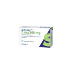 Диперам 5 мг/160 мг х 28 таблетки Sandoz
