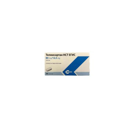 Телмисартан HCT 80 мг/12.5 мг х 30 таблетки Egis