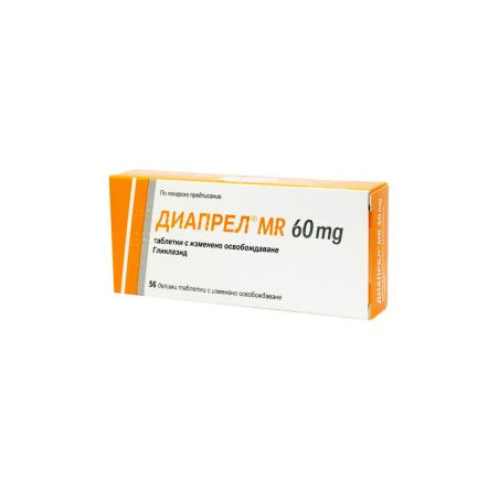 Диапрел MR 60 мг х 56 таблетки Servier