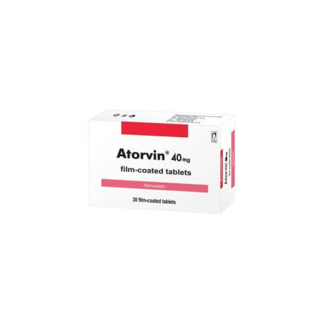 Аторвин 40 мг х 30 таблетки Nobel Pharma