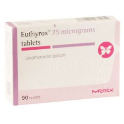 Еутирокс 75 мкг х 90 таблетки Merck