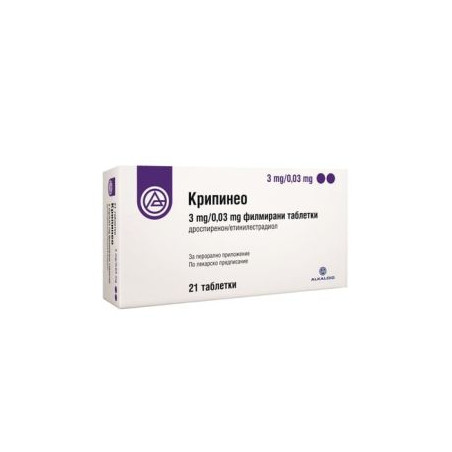 Крипнео 3 мг/0.03 мг х 21 таблетки Alkaloid