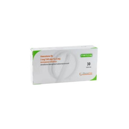 Амвалкон-ко 5 мг/160 мг/12.5 мг х 30 таблетки Pharmacons