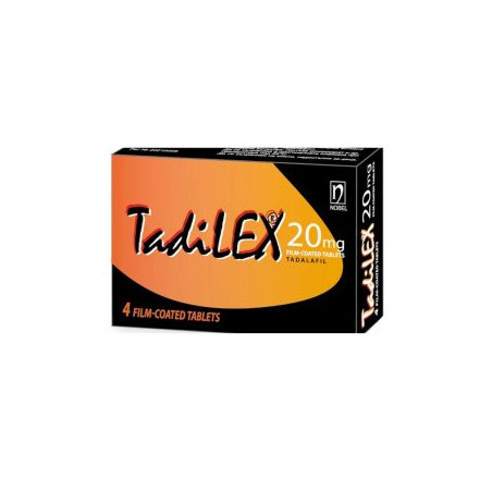 Тадилекс 20 мг x 4 таблетки Nobel Pharma