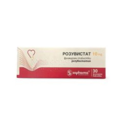 Розувистат 10 мг х 30 таблетки Unipharm