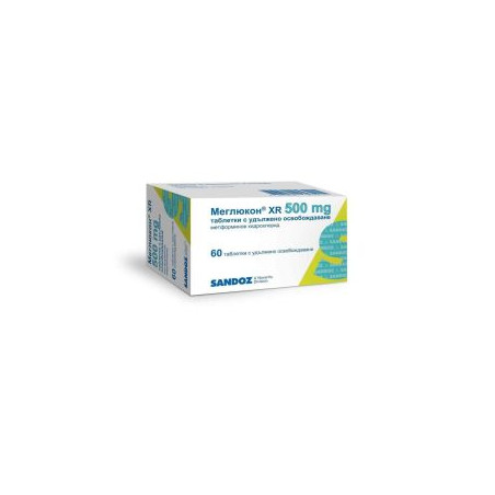 Меглюкон XR 500 мг х 60 таблетки Sandoz