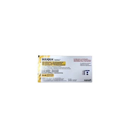 Суликва Пенс 100 IU/50 мкг 3 писалки х 3 мл Sanofi