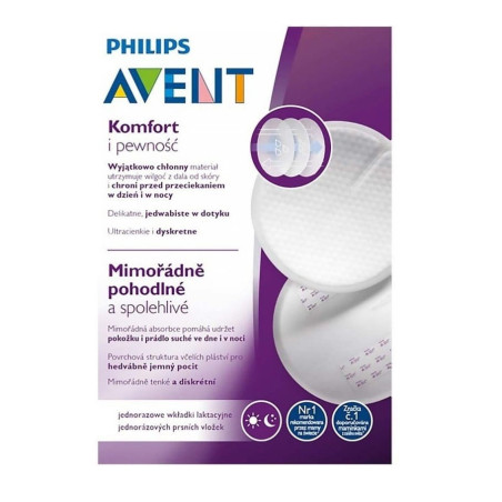 Подплънки за гърди Philips-Avent еднократни 60бр.