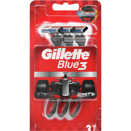 GILLETTE Blue 3 Nitro, самобръсначка, 3бр.