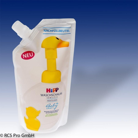 HIPP Babysanft 90120 Пълнител за Ръце и Лице, измивна пяна
