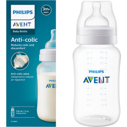 Шише Philips-Avent Classic Anti-colic, 330 мл, PP, 3м+