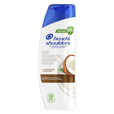 HEAD & SHOULDERS Дълбоко хидратиращ, шампоан против пърхот, 250 мл