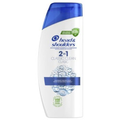 HEAD & SHOULDERS Класик 2в1, шампоан против пърхот, 625 мл