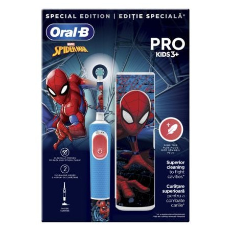 ORAL-B Vitpro Spiderman + TC6, електрическа четка за зъби