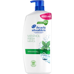 HEAD & SHOULDERS Ментол, шампоан против пърхот, 800 мл