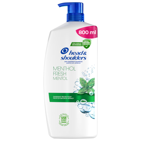 HEAD & SHOULDERS Ментол, шампоан против пърхот, 800 мл
