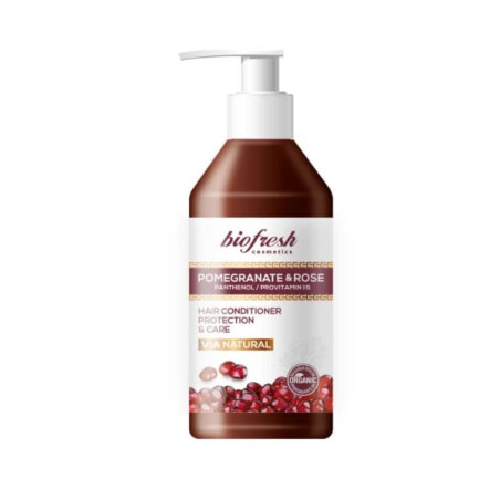 Балсам кондиционер за коса VIA NATURAL POMEGRANATE AND ROSE 250 ml